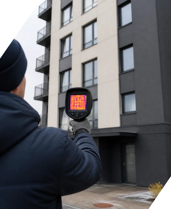 Тепловизионное обследование зданий в Гудермесе от 5124 р. | ЭкспертизаРоссия